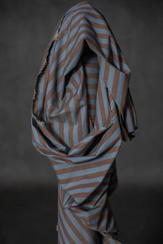 Merchant and Mills Workear Organic Cotton Linen Stripe Fabric