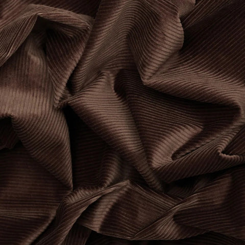 Mind the Maker Organic Cotton Kora Corduroy Fabric in Umber