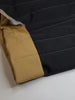 Mind the Maker Casey Quilted Fabric in Black & Cinnamon