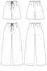 Named Clothing Aulio Elastic Waist Shorts and Trousers Sewing Pattern
