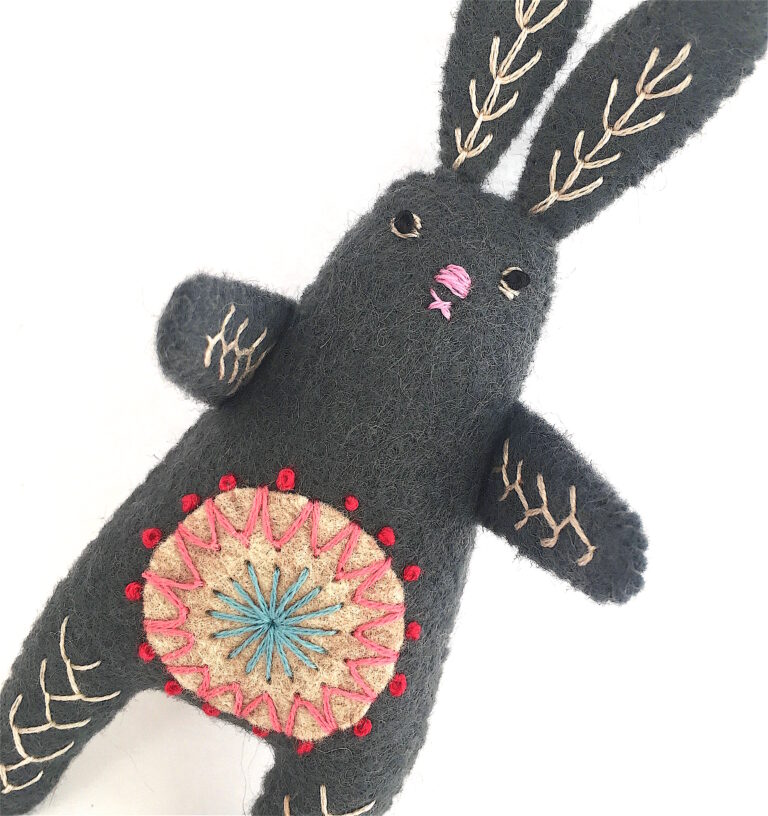 NANCY NICHOLSON • Rabbit Family Stitch Kit – The Draper's Daughter