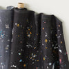 NANI IRO • Encounter Organic Cotton Double Gauze Fabric • Black • NEW