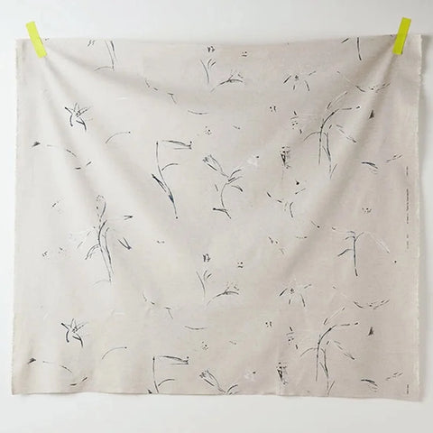 Nani Iro Gunsei Cotton Linen Fabric in Natural
