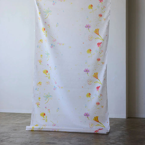 Nani Iro Hana NO Toki Nika Organic Cotton Double Gauze Fabric in Winter White