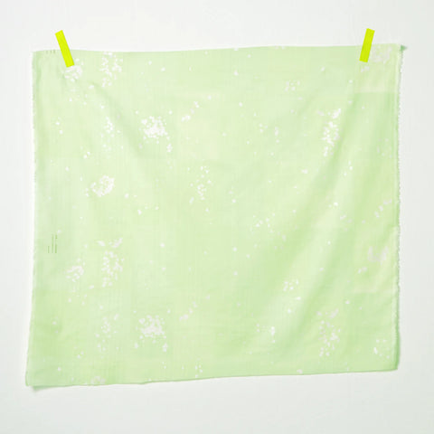 Nani Iro Microcosmos Cotton Double Gauze Fabric Soft Green