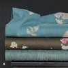 Nani Iro New Morning Brushed Linen Cotton Fabric Teal