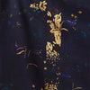 Nani Iro Pal Light Linen Fabric Gold on Dark Navy