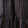 Nani Iro Saaaa Saaa Organic Cotton Double Gauze Fabric Brown on Black