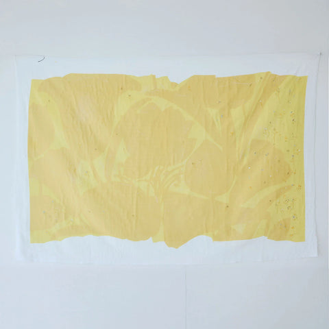 Nani Iro Sanga Organic Cotton Double Gauze Fabric in Soft Yellow