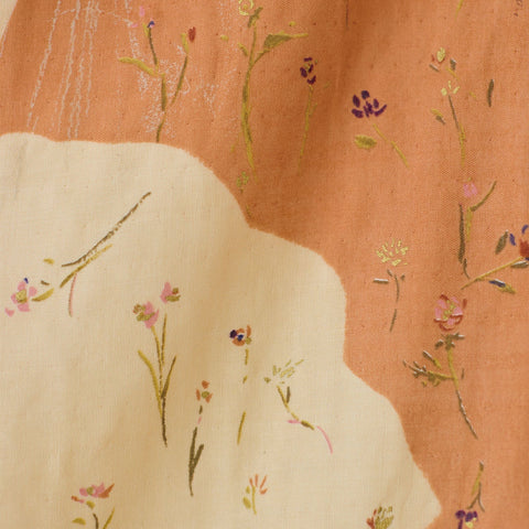 Nani Iro Sanga Organic Cotton Double Gauze in Soft Orange