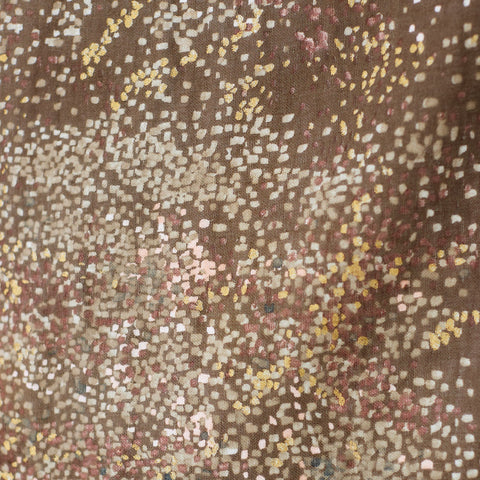 Nani Iro Waterfall Cotton Double Gauze fabric Brown