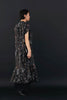 Nani Iro Gallery Dress Sewing Pattern in Nani Iro Encounter Double Gauze Black