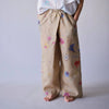 Nani Iro Hana No Toki Nika Linen Fabric in Natural