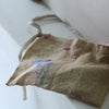 Nani Iro Hana No Toki Nika Linen Fabric in Natural