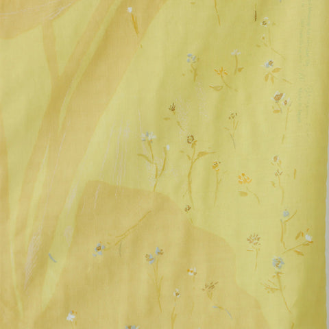 Nani Iro Sanga Organic Cotton Double Gauze Fabric in Soft Yellow