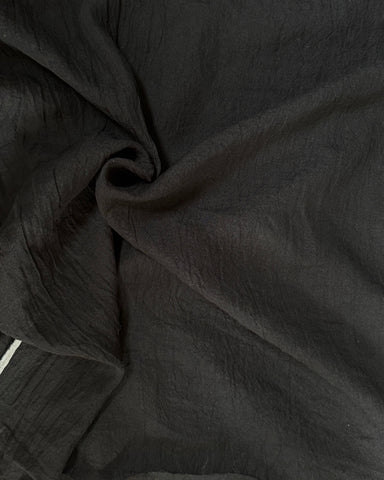 Palermo Linen Gauze Fabric Black