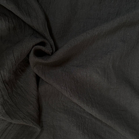 Palermo Linen Gauze Fabric Black