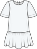 Puff and Pencil Gather Dress & Big T Sleeves Sewing Pattern