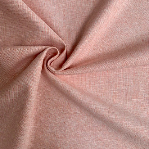 Robert Kaufman Essex Linen Homespun Fabric Orangeade