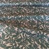 Sevenberry Botanical Gardens Cotton Broadcloth Fabric Teal on Lilac