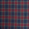 Sevenberry Brushed Cotton Check Fabric Red & Blue