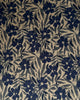 Sevenberry Clem Floral Cotton Poplin Fabric in Navy and Tan 