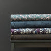 Sevenberry Botanical Gardens Cotton Broadcloth Fabric Teal on Lilac