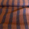 TESSUTI • Selkie Stripe Washed Linen Fabric • Orange & Plum • NEW