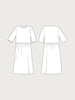 The Assembly Line Regular Fit T-shirt Sewing Pattern Illustration of Dress Version
