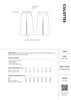 The Assembly Line Culottes Trousers Sewing Pattern Size Chart