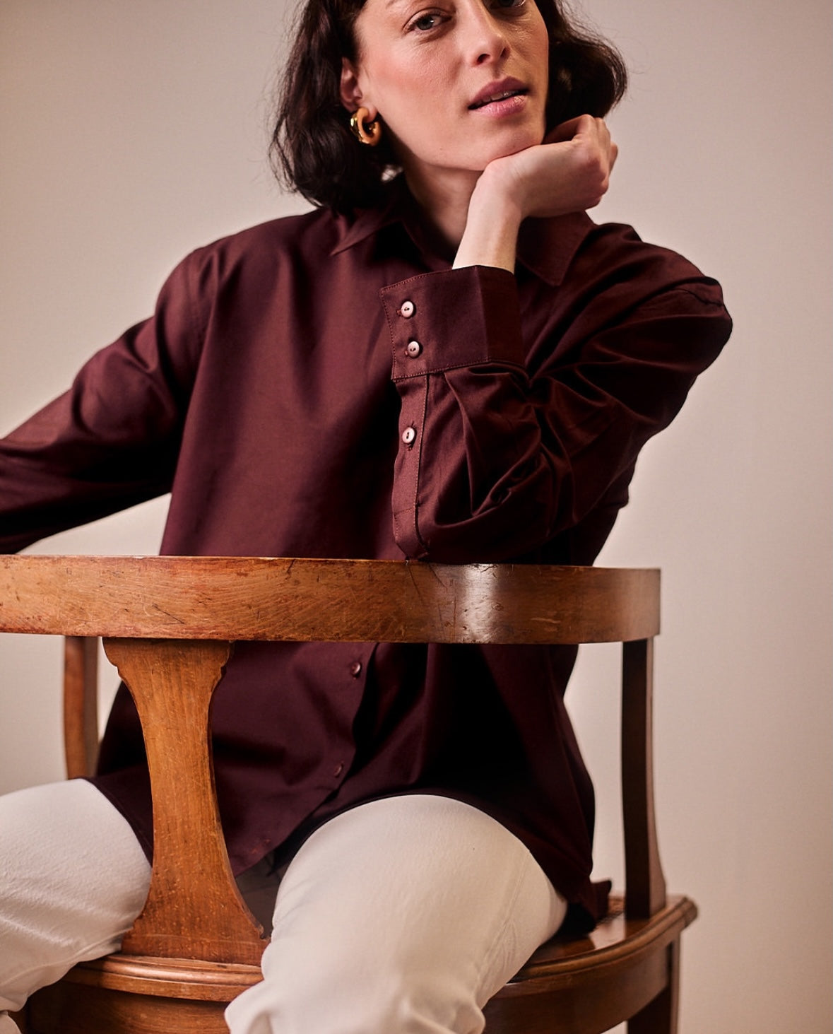 Sewing Pattern Brow ATELIER BRUNETTE • LA Chemise Boyish Sewing Pattern – The Draper's Daughter