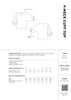 The Assembly Line V-neck Cuff Top Sewing Pattern Size Chart
