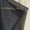 Hokko Metallic Polka Dot Cotton Voile Fabric Black