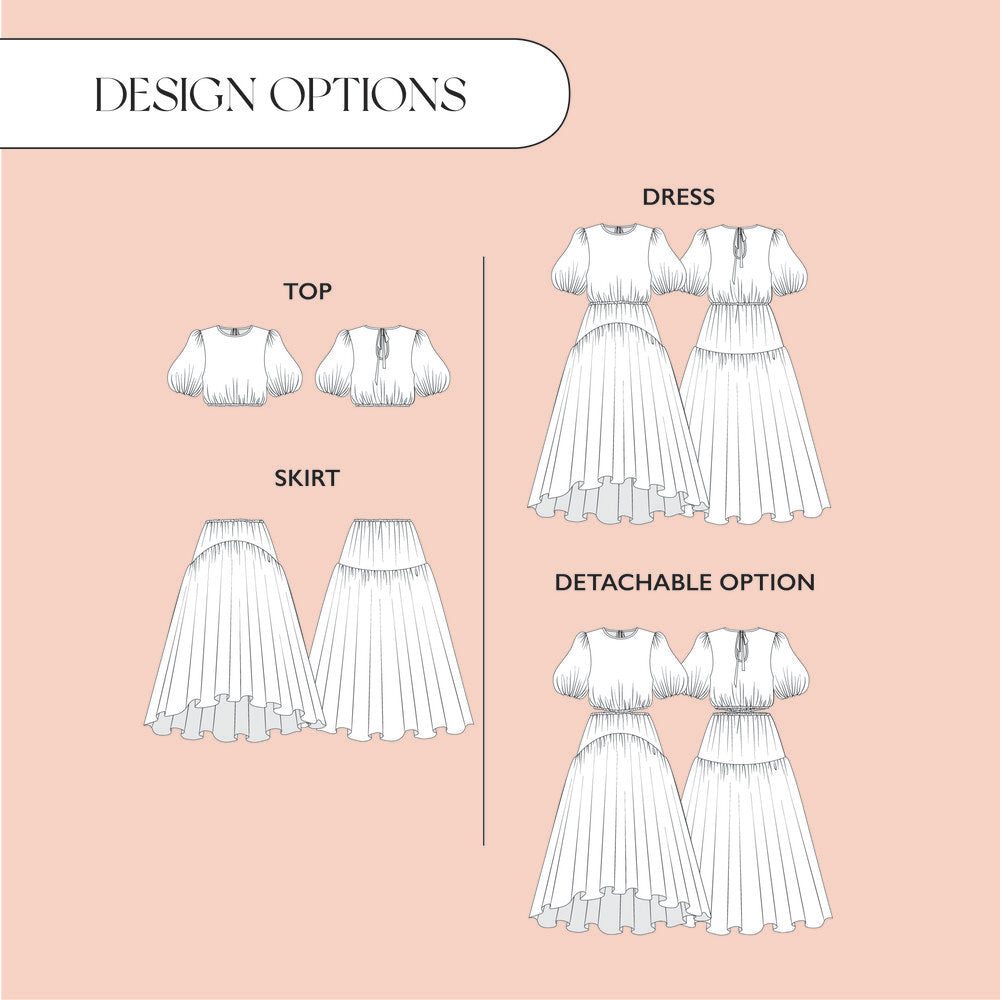 VERONICA TUCKER ∙ Hera Dress, Blouse & Skirt PDF Sewing Pattern – The ...