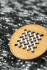 Arrow Mountain Cross Stitch Bamboo  Buttons 30mm
