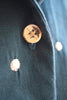 Arrow Mountain Four Hole Acrylic Shirt Button Gold Mirror