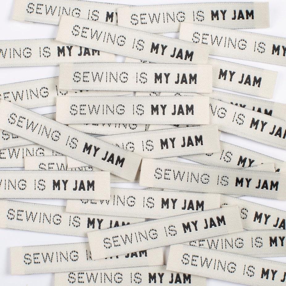 Kylie and the Machine Sewing is my Jam Woven Labels