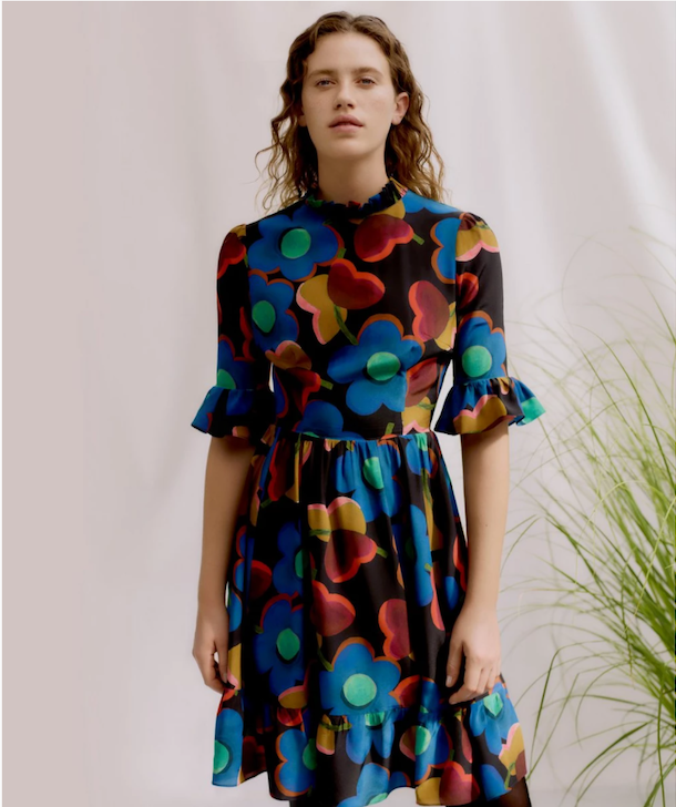 LIBERTY • Alexa Frill Dress Sewing Pattern – The Draper's Daughter