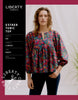 Liberty fabrics Esther Tunic Top Sewing Pattern