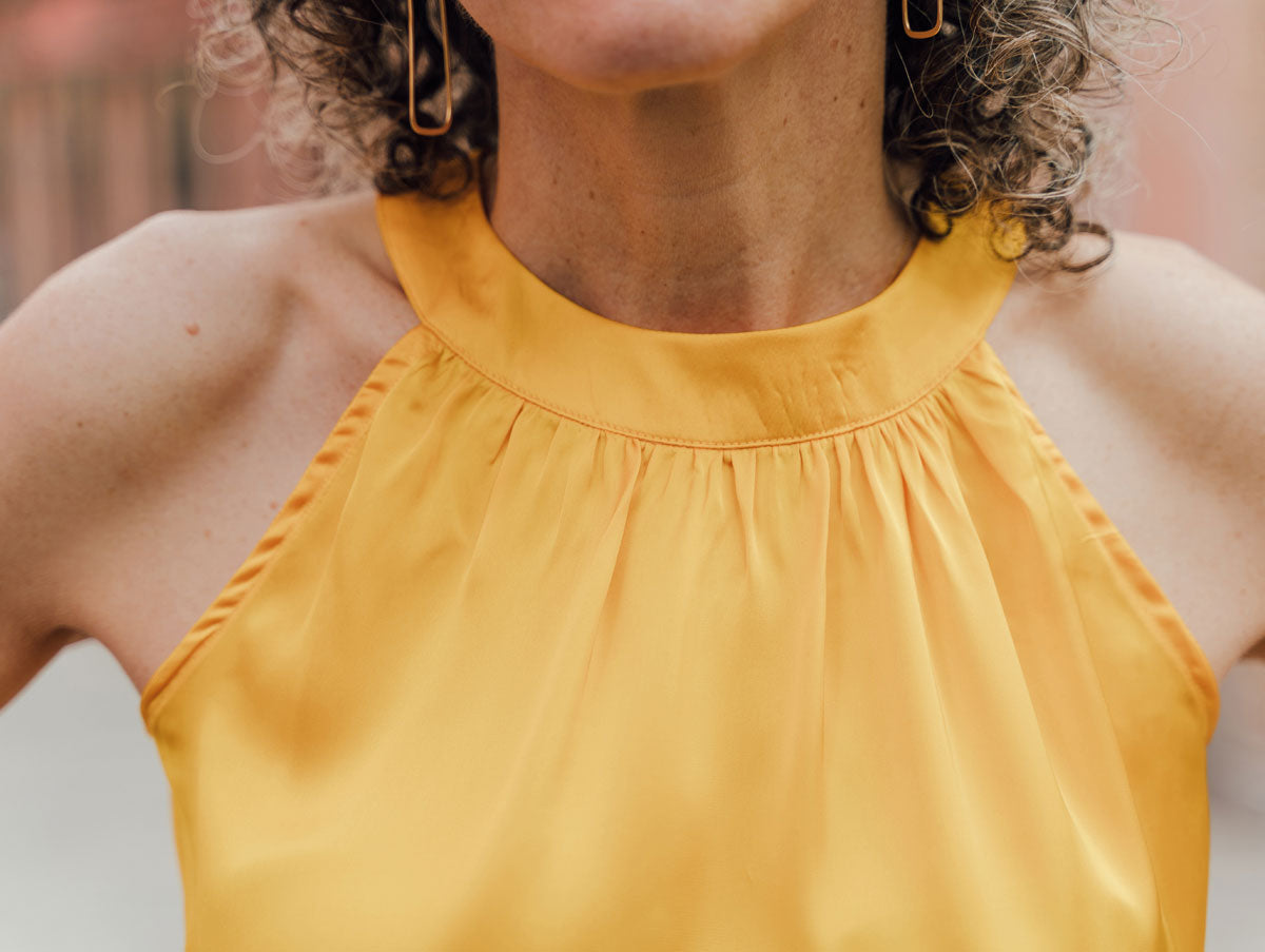 halter top dress pattern LIESL + CO • Sintra Halter Top + Dress Sewing Pattern – The Draper's Daughter
