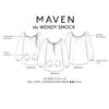  Maven Patterns The Wendy Smock Top Sewing Pattern