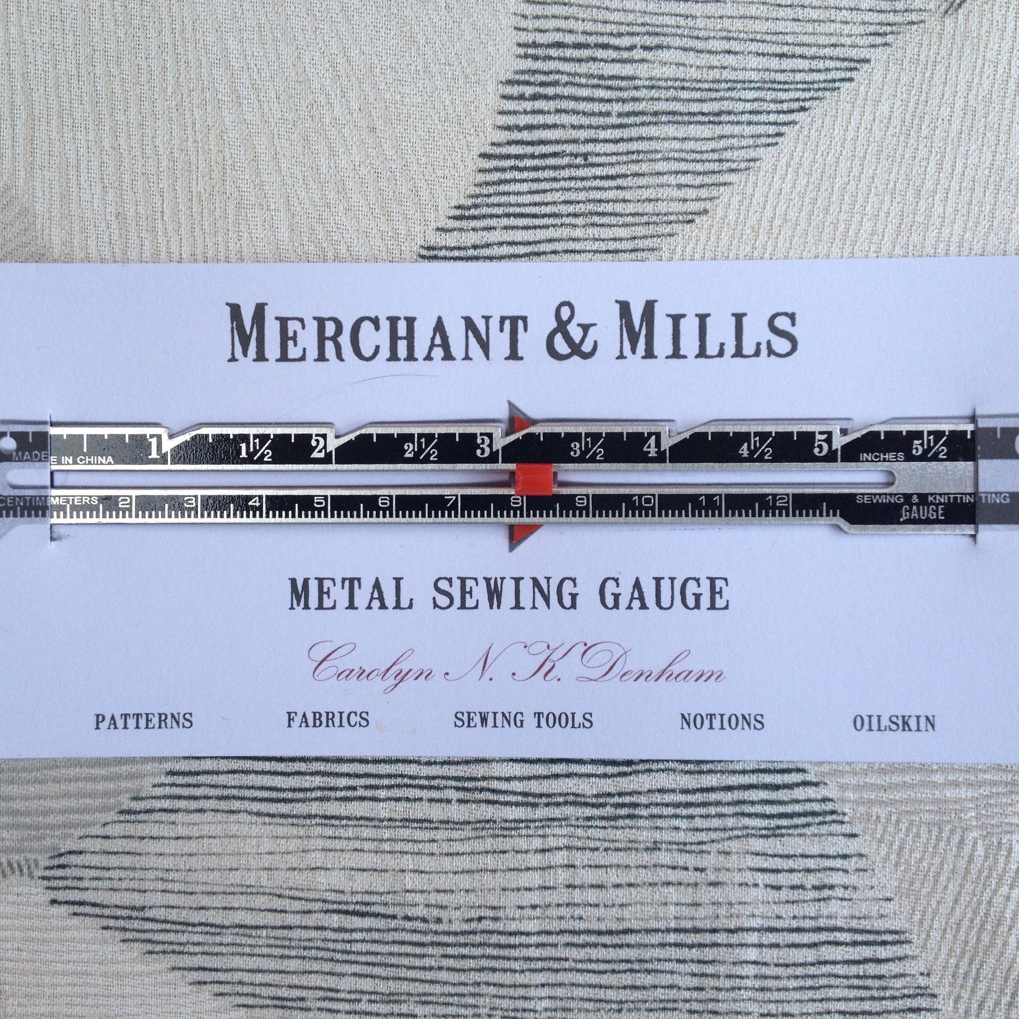 Metal Sewing Gauge 
