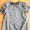 Robert Kaufman's Yarn Dyed Essex Linen in Black in Merchant & Mill's The Dress Shirt