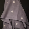 Merchant and Mills Jamdani Grey Spot Cotton Fabric