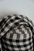 Merchant and Mills Mrs Lewes Gingham Laundered Linen Fabric Black/Natural