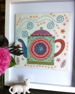 Nancy Nicholson Teapot Embroidery Stitch Kit