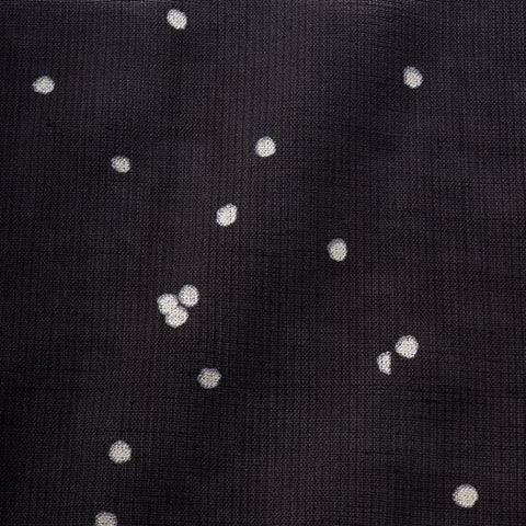 Nani Iro Poesia Visual Cotton Linen Fabric Black