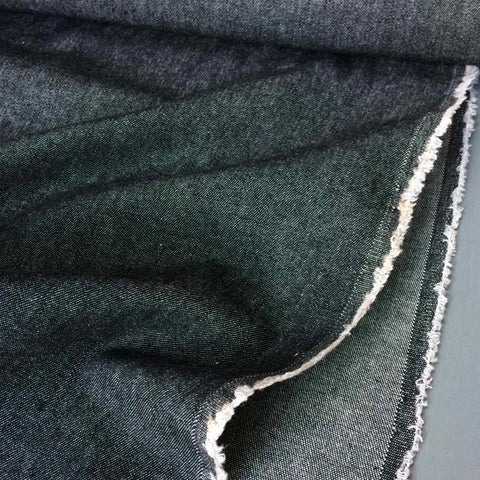 Indigo Denim 6.5 oz - Cotton Denim - Light Indigo Washed - Stonemountain &  Daughter Fabrics