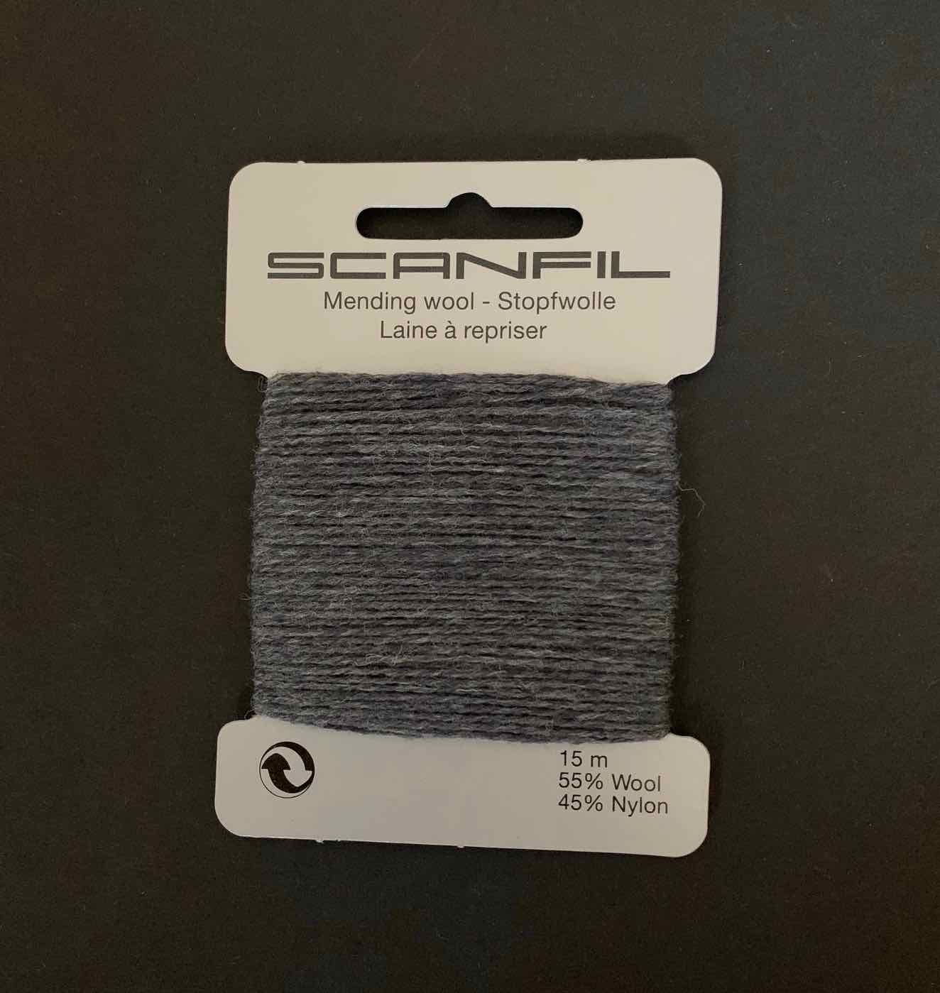 SCANFIL ∙ Wool Darning Thread • Dark Grey – The Draper's Daughter