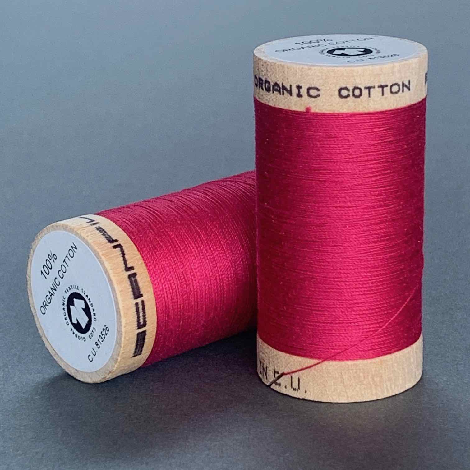 Scanfil Organic Cotton Sewing Thread Hot Pink